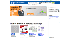 Desktop Screenshot of guia-quetzaltenango.guiaguatemala.com.gt