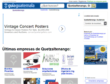 Tablet Screenshot of guia-quetzaltenango.guiaguatemala.com.gt