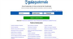 Desktop Screenshot of guiaguatemala.com.gt