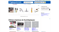 Desktop Screenshot of guia-suchitepequez.guiaguatemala.com.gt