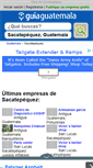Mobile Screenshot of guia-sacatepequez.guiaguatemala.com.gt