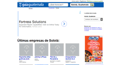 Desktop Screenshot of guia-solola.guiaguatemala.com.gt